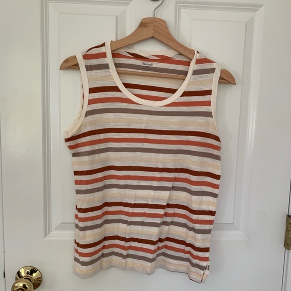 5 Madewell Striped Tees / Tanks, Small - Picture 10 of 13